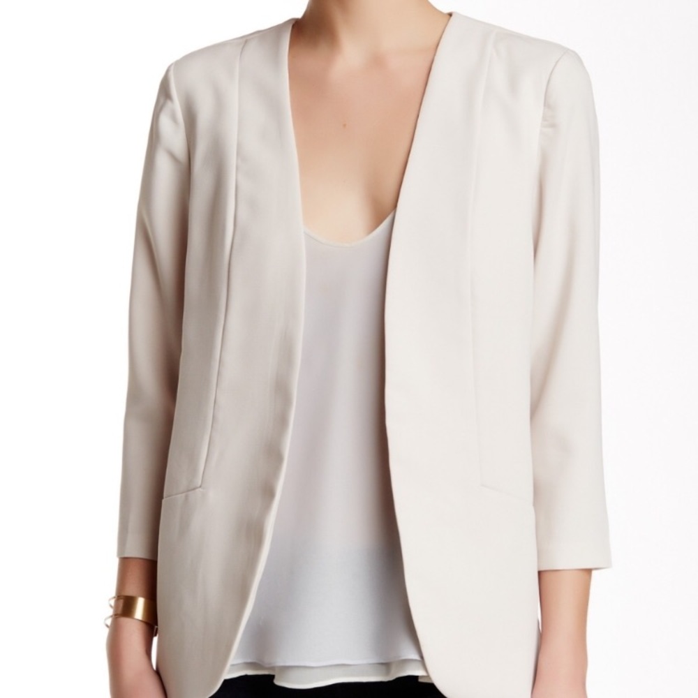 Harlowe And Graham Open Front Blazer